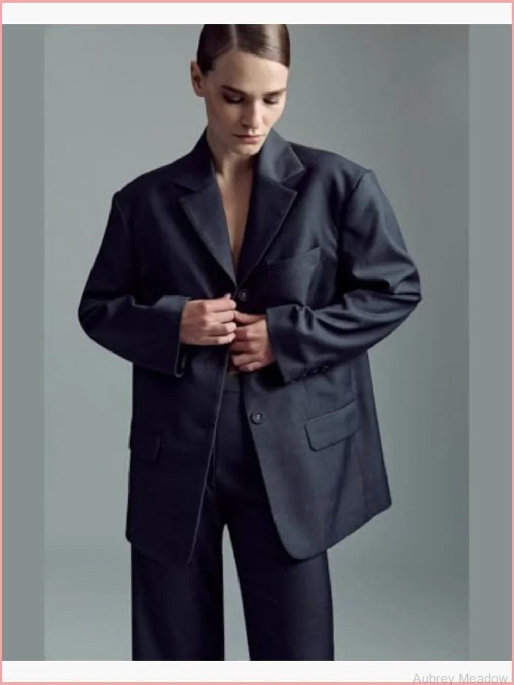 Oversized Blazer for Women - Structured, Professional Suit Jacket